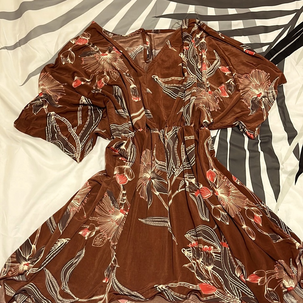 Brown blouse